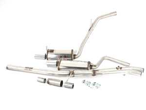 ES#3508263 - 764920 - Sport & Sound Pack Cat-Back Exhaust System  - Stainless steel non-resonated cat-back exhaust system with dual round, polished tips - Supersprint - Audi