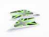 ES#1599500 - 51132157413 - Green Jack Logo Side Scuttle Set - Priced As Set - (NO LONGER AVAILABLE) - Get the green jack look in british gray / green color scheme - Genuine MINI - 