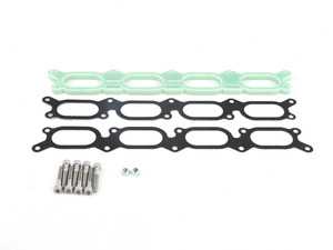 ES#3183769 - 034-108-9000-LP - Phenolic Intake Manifold Spacer - Large Port - Phenolic intake manifold spacer for the 1.8T, 10mm thick, includes 2 OE gaskets and longer hardware for an easy, quick install - 034Motorsport - Audi
