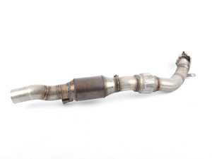 ES#3055352 - 764341 - Performance Downpipe - Left Side - Performance downpipe with metallic high-flow catalytic converter - Supersprint - Audi