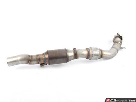 ES#3055352 - 764341 - Performance Downpipe - Left Side - Performance downpipe with metallic high-flow catalytic converter - Supersprint - Audi