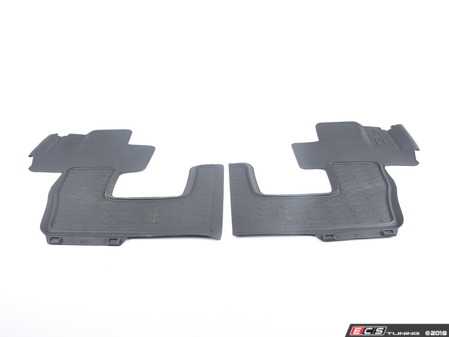 ES#3572152 - 4M0061510041 - All-Weather Floor Mats - Third Row  - Designed to protect vehicle carpet from snow, sand, mud, rain and slush - Genuine Volkswagen Audi - Audi