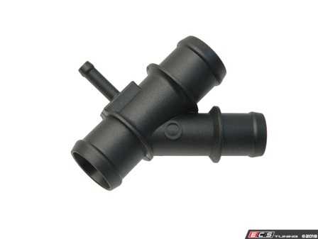 ES#3618084 - 1K0121087H - Coolant Distribution Pipe  - Found in the upper radiator hose, this piece is prone to cracking - URO - Audi Volkswagen