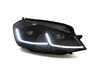 ES#3612277 - HVWG7HL-75B2 - MK7.5 Style Headlight Set - Black Trim - (NO LONGER AVAILABLE) - MK7.5 looks with MK7 fitment. Features switchback DRLs/sequential indicators. - Helix - 