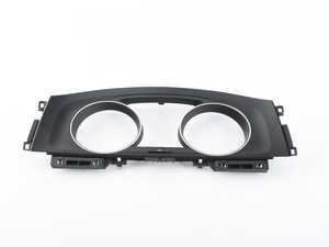 ES#2741485 - 5GM857189DAA - Instrument Cluster Trim - Matte Black - Decorative surround for the gauges - Genuine Volkswagen Audi - Volkswagen