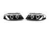 ES#2063913 - 82089 - LED Angel Eye Halogen Headlight Set - Smoked - (NO LONGER AVAILABLE) - Upgrade your lighting performance along with aesthetics - JOM - 