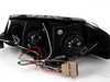 ES#2063913 - 82089 - LED Angel Eye Halogen Headlight Set - Smoked - (NO LONGER AVAILABLE) - Upgrade your lighting performance along with aesthetics - JOM - 