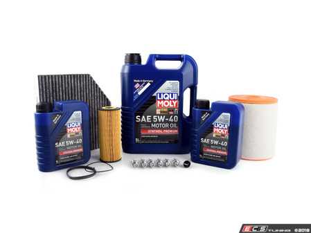 ES#2562228 - 4G0133843KT - 40k Service Kit - With ECS Magnetic Drain Plug - Everything you need to perform the recommended 40k mile service - Assembled By ECS - Audi