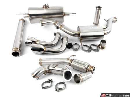 ES#3411906 - l721sKT - Turbo Back Exhaust System - (NO LONGER AVAILABLE) - 3" Stainless Steel construction with high flow catalytic converter and v-band connections - LEYO - 