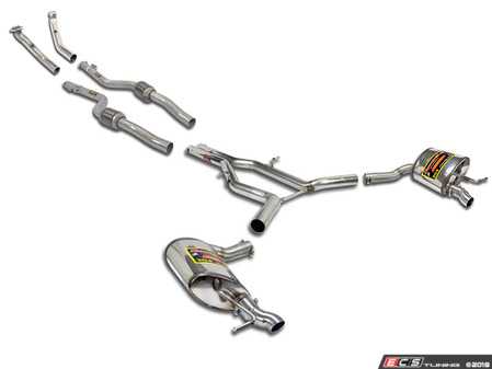 ES#3618246 - 8483KT - Supersprint Turboback Exhaust System - Stainless steel complete exhaust system that retains the factory AMG tips - Supersprint - Mercedes Benz