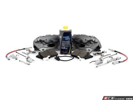 ES#2952355 - 014366ECS04KT - Front Big Brake Kit - Stage 2 - No Rotors - Upgrade your brake system to the 4-piston Brembo Q5 calipers - ECS - Audi