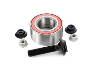ES#3245881 - 4b0498625aKT3 - Front Wheel Bearing Kit - Pair (82MM) - Includes both bearings, axle bolts, and self locking nuts - Febi - Audi Volkswagen