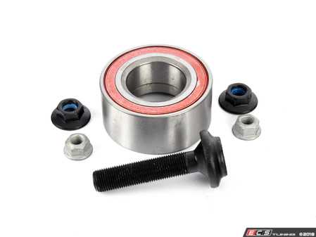 ES#3245881 - 4b0498625aKT3 - Front Wheel Bearing Kit - Pair (82MM) - Includes both bearings, axle bolts, and self locking nuts - Febi - Audi Volkswagen