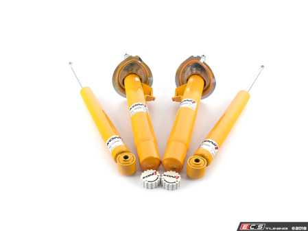ES#3083698 - 87411390KT2 - Yellow Adjustable Shocks & Struts kit - Upgrade your vehicle's suspension to Koni's Yellow line - Koni - BMW
