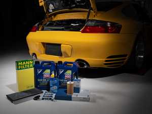 ES#3614140 - 996turbo30kKT - 996 Turbo 30K Service Kit with Liqui Moly 0W-40 - All that is needed to service your 996 Turbo just like the Dealer - Assembled By ECS - Porsche