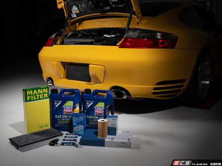 ES#3614140 - 996turbo30kKT - 996 Turbo 30K Service Kit with Liqui Moly 0W-40 - All that is needed to service your 996 Turbo just like the Dealer - Assembled By ECS - Porsche