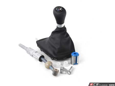 ES#3603779 - 25112284205KT - Leather Illuminated Shift Knob upgrade Kit  - Includes weighted shift knob, E60 Shift Lever, teflon shifter bushings, and Turner polyurethane shifter bushing - Assembled By ECS - BMW
