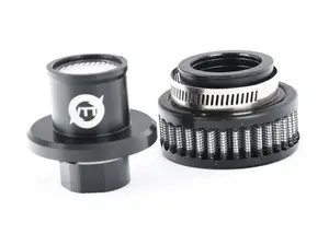 VTT Billet BMW Crankcase Breather - Two Prong