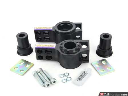 ES#3184261 - PFF85-502G-5BX2 - Black Series Adjustable Polyurethane Front Control Arm Bushings - Rear Position - Easily add stiffness and adjustability for the track. Adds up to 1  of caster adjustment. - Powerflex - Volkswagen