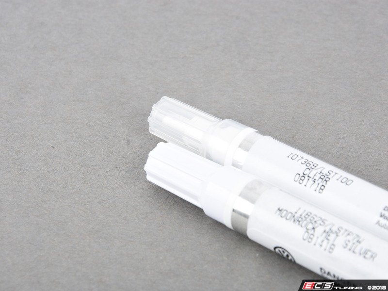 Original VW Audi Lackstift-Set LP7W Moonrock Silber Metallic (P7W) - Für Touch-ups & Kratzer