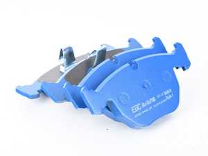 ES#2620314 - DP51036NDX - Front BlueStuff Performance Brake Pad Set - Race inspired performance, NDX formula provides a great initial bite - EBC - BMW