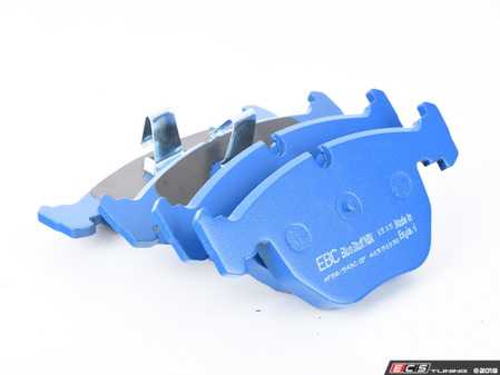 ES#2620314 - DP51036NDX - Front BlueStuff Performance Brake Pad Set - Race inspired performance, NDX formula provides a great initial bite - EBC - BMW