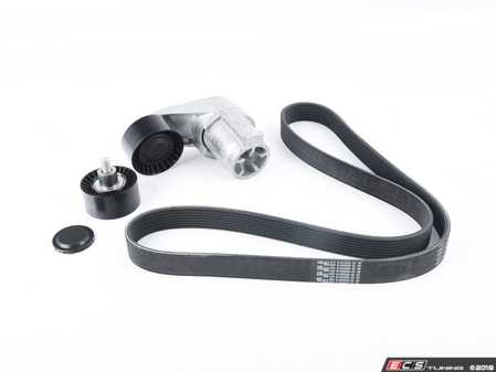 ES#3160979 - 11287628661KT - Accessory Belt Service Kit - Includes belt, tensioner and idler pulley - Assembled By ECS - BMW