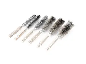 6 Piece Twisted Wire Bore Brush Set