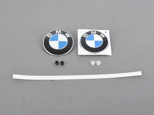 BMW Emblem / Roundel With Grommets - Front And Rear