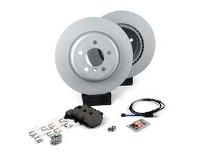 ES#3478034 - 34216775287rpsKT - Rear Brake Service Kit - Featuring Zimmermann rotors with ECS DD23 "Daily Driver" ceramic pads. - Assembled By ECS - BMW