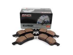 ES#2003696 - 34216762871 - Rear Euro Ceramic Brake Pad Set EUR1060 - Restore the stopping power in your MINI - With Shims - Akebono - MINI