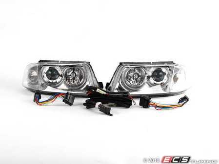 ES#2063917 - 82279 - Angel Eye Halogen Headlight Set - Chrome (NO LONGER AVAILABLE) - Upgrade your lighting performance along with aesthetics - JOM - 
