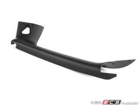 ES#111095 - 51436971857 - A - Pillar Black Trim Cover - Driver Side - Priced Each - For the front interior of the convertible - Genuine MINI - MINI