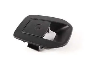 E92 isofix latch cover - Black