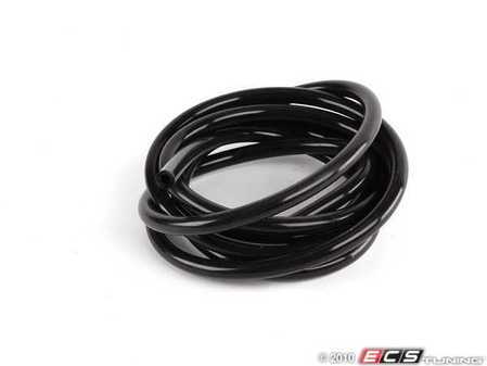 ES#1928270 - vc06b - Silicone Vacuum Hose - Black - 9 Feet - High quality heat resistant tubing that lasts! 6mm - Forge - Audi BMW Volkswagen MINI