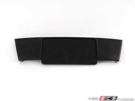 ES#263874 - 4F0807287C3FZ - Front Plate Bracket - Black - Allows for clean mounting of your front license plate - Genuine Volkswagen Audi - Audi