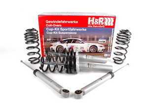 ES#1303489 - 31043T-14 - Touring Cup Kit - Perfect combination of handling and ride quality. Average lowering of 1.3"F 1.25"R - H&R - Volkswagen