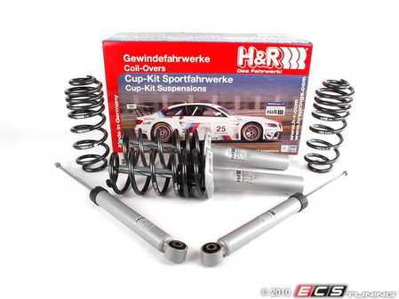 ES#1303489 - 31043T-14 - Touring Cup Kit - Perfect combination of handling and ride quality. Average lowering of 1.3"F 1.25"R - H&R - Volkswagen