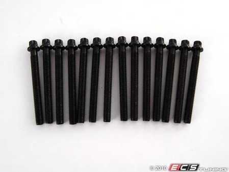 ES#18253 - 11121721938 - Cylinder Head Bolt Kit - Set of 14 stretch bolts for installing cylinder head - Genuine BMW - BMW