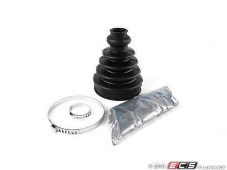 ES#1899393 - 1J0498201G - Inner CV Boot Kit - Priced Each - Complete boot kit, with grease and necessary hardware. Fits left and right sides. - GKN Drivetech - Volkswagen