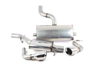 ES#2827322 - SSXAU146 - Cat-Back Exhaust System - Resonated - 2.75" stainless steel with dual 100mm Jet style polished tips - Milltek Sport - Audi