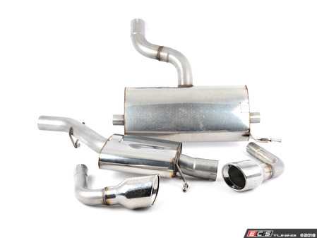 ES#2827322 - SSXAU146 - Cat-Back Exhaust System - Resonated - 2.75" stainless steel with dual 100mm Jet style polished tips - Milltek Sport - Audi