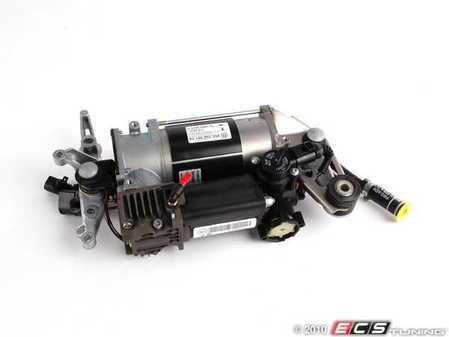 ES#2515843 - 95535890105 - Air Suspension Compressor With Bracket - Fills air shocks while the car is running - Genuine Porsche - Porsche