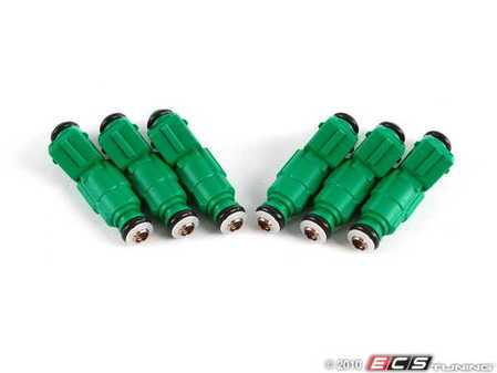 ES#1895511 - 0280155968 - 440cc Fuel Injectors - Set Of Six - A drop-in injector commonly referred to as 'Green Giants' - Bosch - Audi
