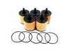 ES#1885254 - 07Z115562-5 - Oil Filter - 5 Pack - Filter with o-ring - Mahle - Volkswagen