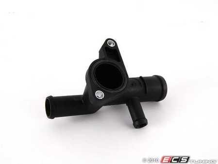 ES#2083247 - 06A121132AP - Coolant Hose Flange - Located on the driver side of the cylinder head, this pipe contains the coolant tempature sensor - Febi - Audi Volkswagen