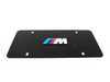 ES#196148 - 82121470397 - "///M" Vanity Plate - Black  - (NO LONGER AVAILABLE) - Black plate with the ///M logo - Genuine BMW - 
