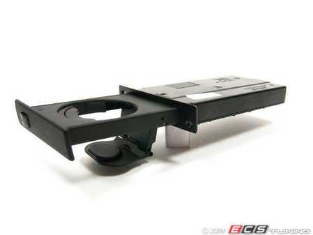 ES#119267 - 51459125626 - Right Dashboard Cup Holder Assembly - Black - Includes faceplate/cover - Genuine BMW - BMW