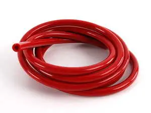 Silicone Vacuum Hose - Red - 9 Feet