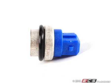 ES#2485 - 025906041AKT - Coolant Temperature Sensor With O-Ring - 2 Pin - Blue sensor used by the ECU to control engine fueling - Assembled By ECS - Audi Volkswagen